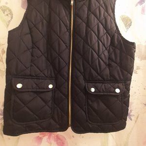 St. John's Bay Light-weight Quilted Vest - Black